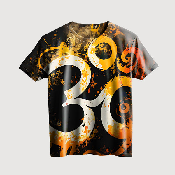 Vibrant Om Symbol Spiritual T-Shirt