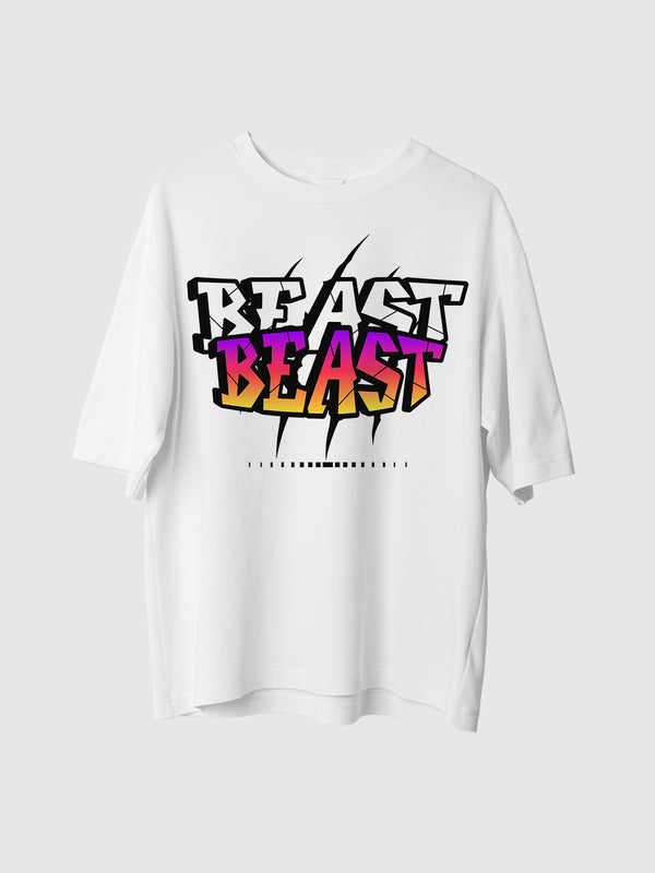 Vibrant Beast Oversized T-Shirt