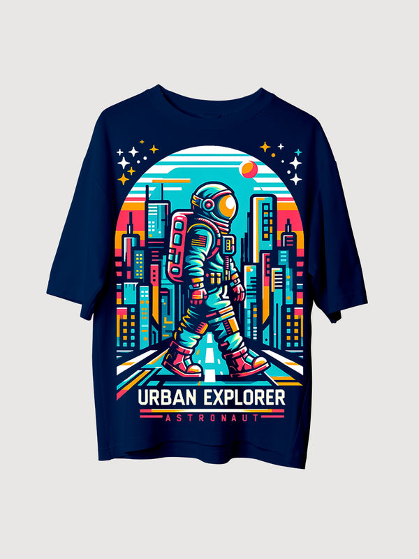 Urban Explorer Astronaut Oversized T-Shirt