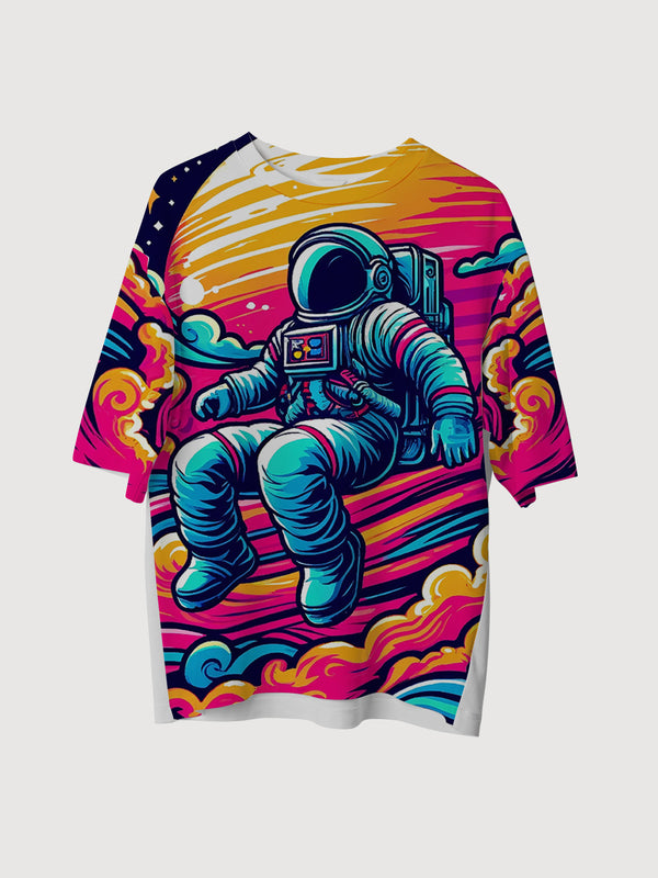 Cosmic Explorer Astronaut Oversized T-Shirt