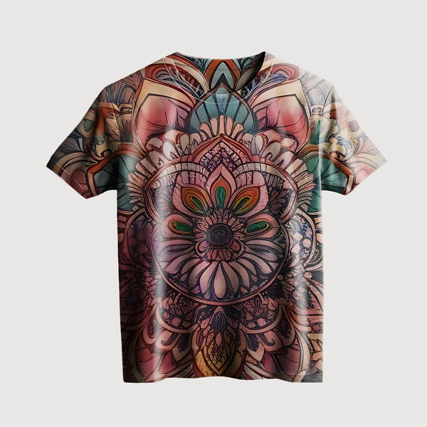 Vibrant Mandala Bloom T-Shirt