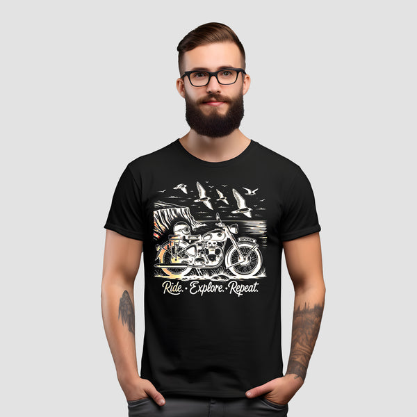 Ride Explore Repeat T-Shirt