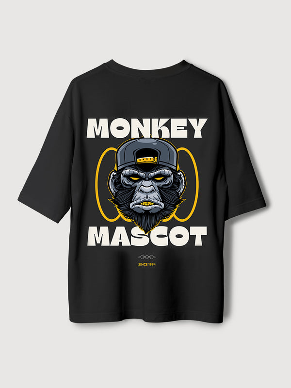Monkey Mascot Oversized T-Shirt