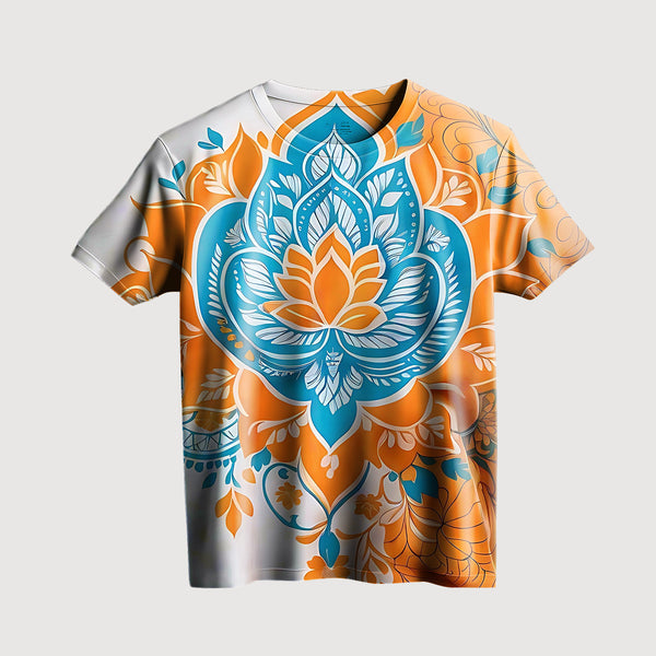 Vibrant Lotus Blossom T-Shirt