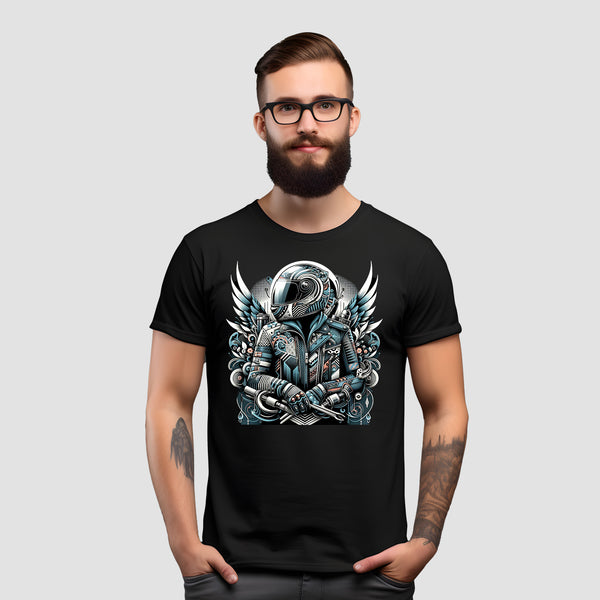 Winged Rider Helmet T-Shirt
