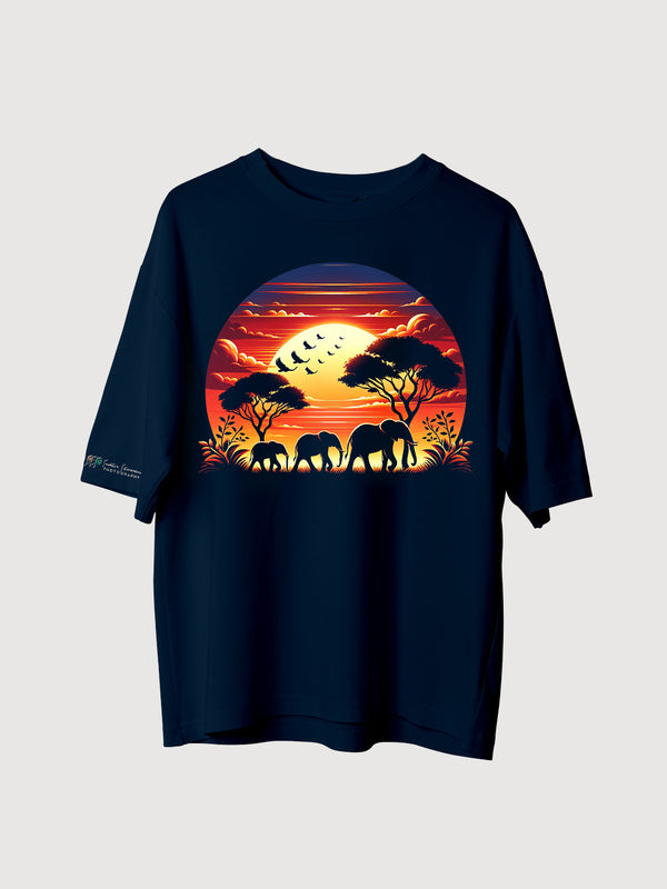 Sunset Safari Oversized T-shirt
