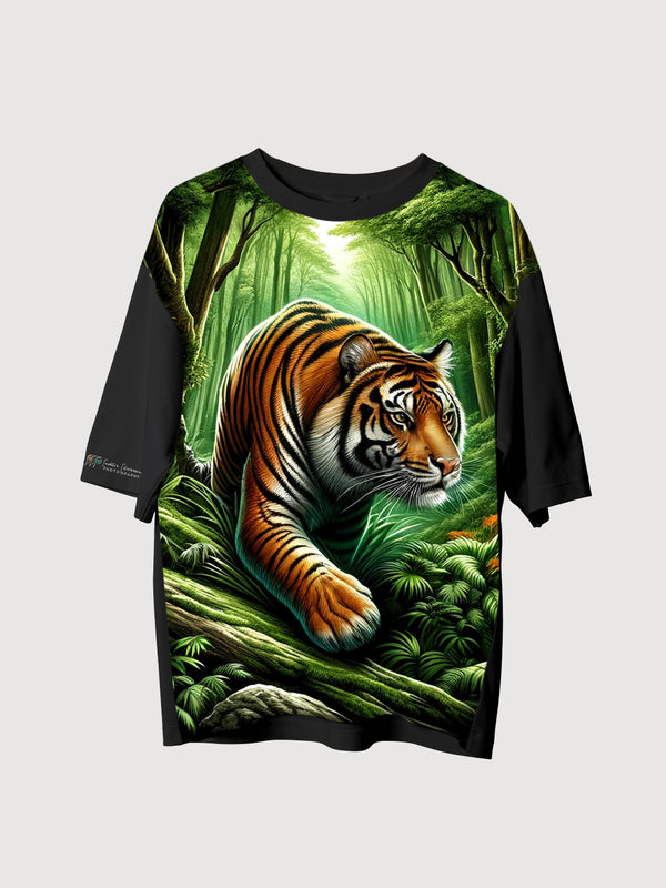 Majestic Tiger Design T-Shirt