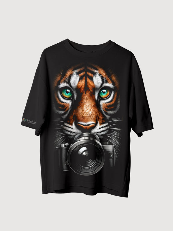 Snap the Wild Oversized Tiger T-shirt
