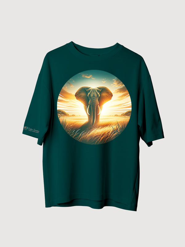 Savannah Elephant Oversized T-shirt