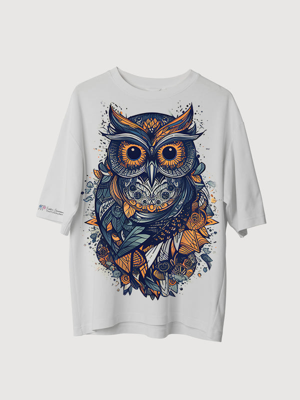 Owl Wisdom Oversized T-Shirt