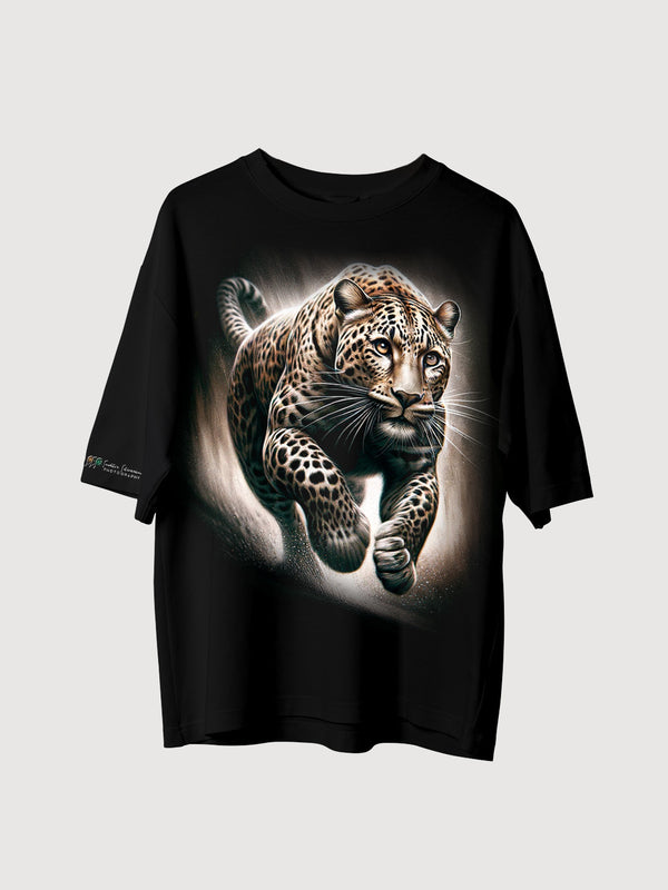 Leopard Sprint Oversized T-Shirt