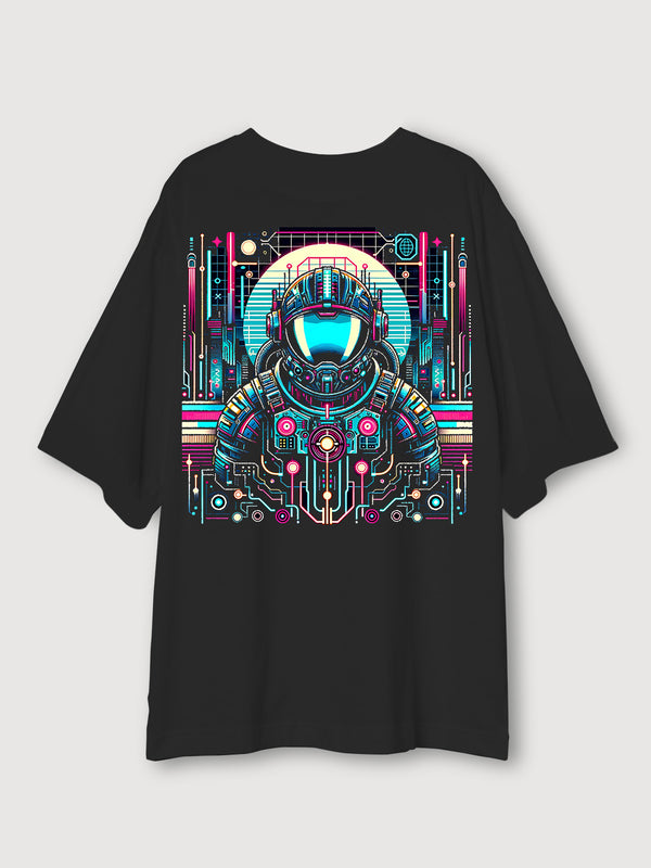Futuristic Astronaut Oversized T-Shirt
