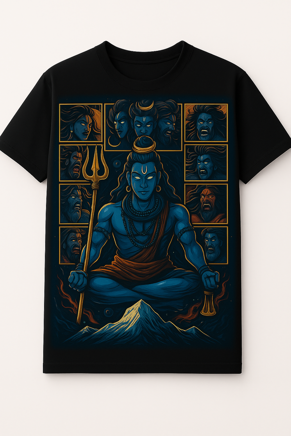 Lord Shiva Rudra Forms T-Shirt
