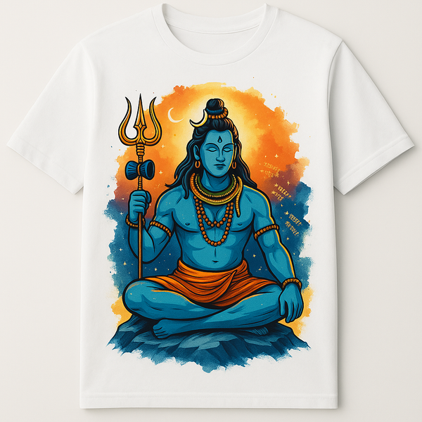 Lord Shiva Cosmic Meditative T-Shirt