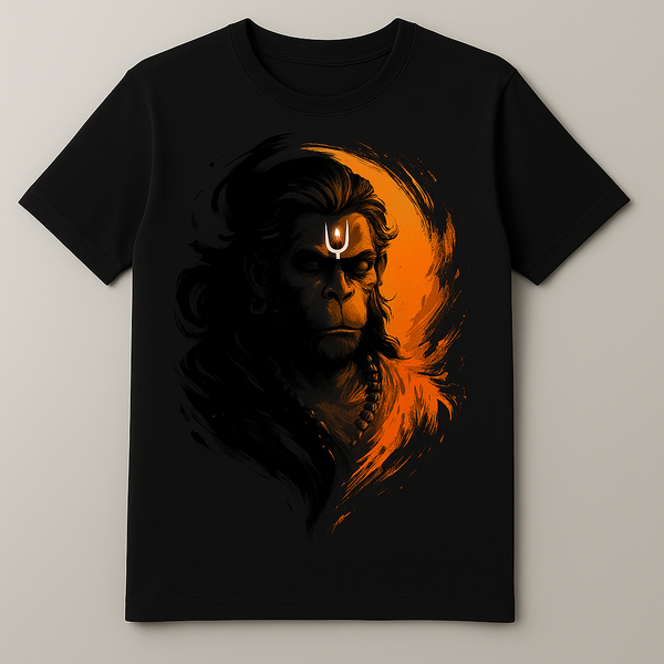 Lord Hanuman Sacred Face T-Shirt