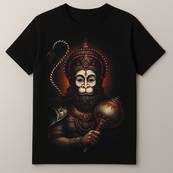 Lord Hanuman Sacred Art Design for Men & Boys