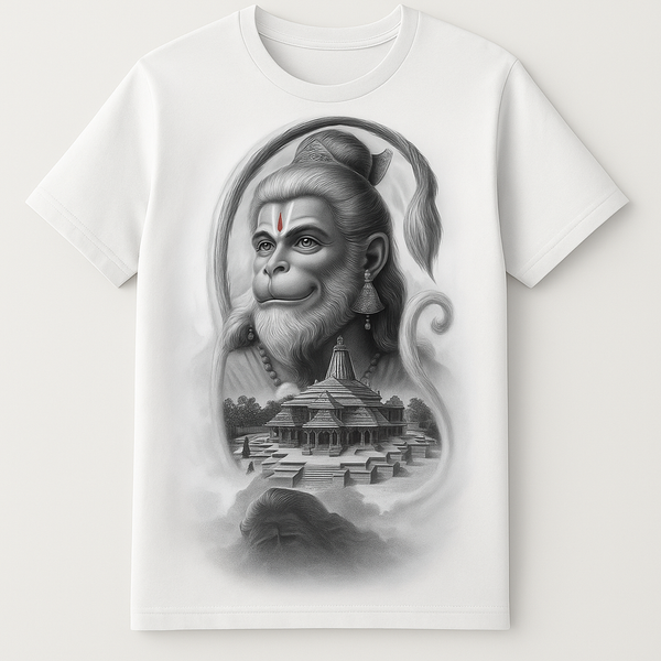 Ram Mandir Hanuman Blessings T-Shirt