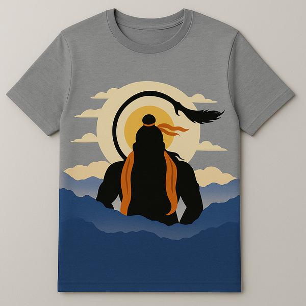 Hanuman at Sunrise Tee – Guardian Spirit Design