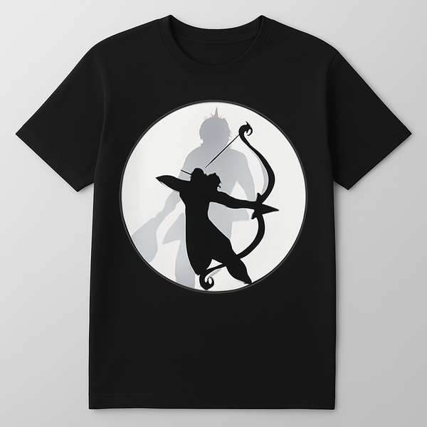 Ram and Hanuman Dual Silhouette T-Shirt