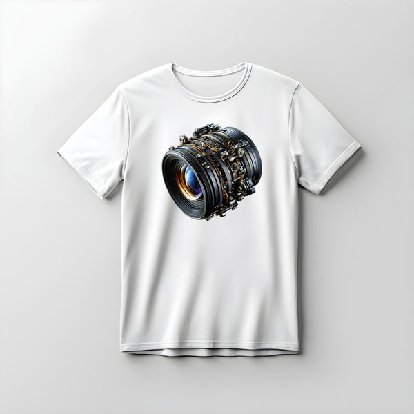 Steampunk Camera Lens Graphic T-Shirt