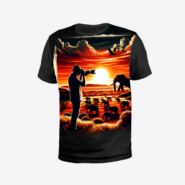 Sunset Safari Photographer T-Shirt